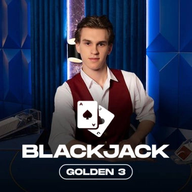 Golden Blackjack 3 game tile